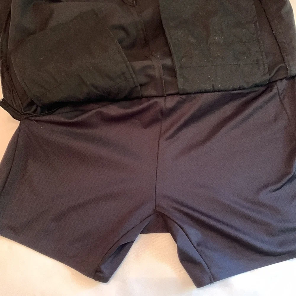 ADIDAS CLIMACOOL Skirt with attached inner tights. Size 6. Black and pink